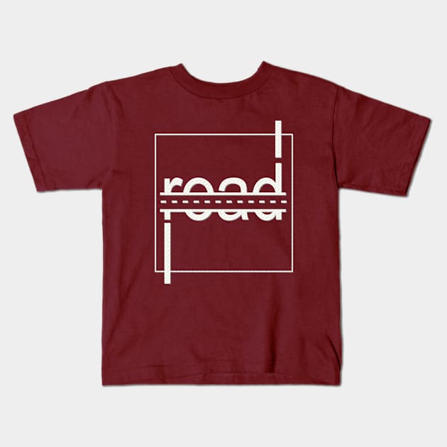 road street way Kids T-Shirt by Mapunalajim